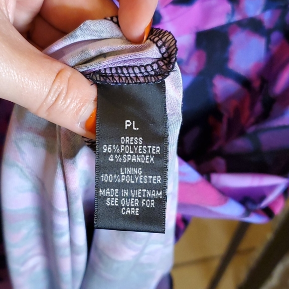 I.N. Studio Petite Abstract Dress 💜 - Picture 9 of 10